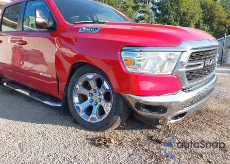 2022 Ram 1500 Big Horn 4X4 6'4 Box from USA, damaged, VIN 1C6SRFMT8NN342514